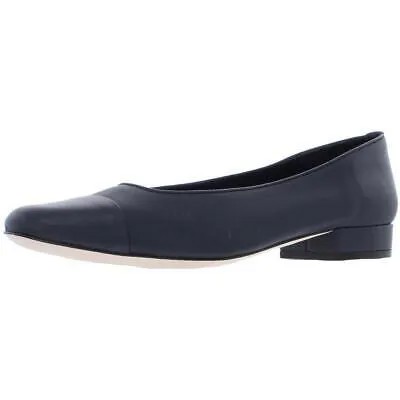 VANELi женские темно-синие кожаные туфли Frankie на плоской подошве 8 узкие (AA,N) BHFO 4383