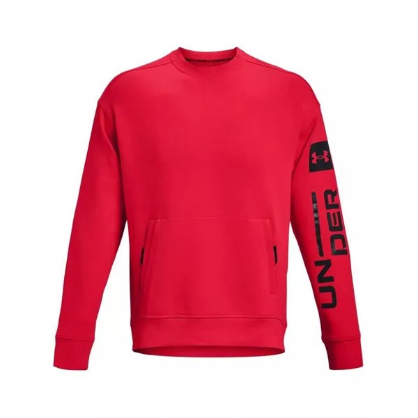 Свитер Ua Summit Knit Graphic Crew Мужской - красный UNDER ARMOUR, цвет rot