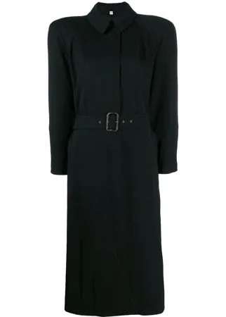 Valentino Pre-Owned пальто миди с поясом 1980-х годов