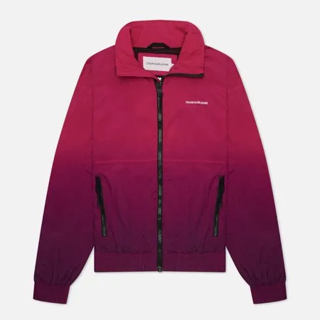 Мужская куртка ветровка Calvin Klein Jeans Dip Dye, цвет фиолетовый, размер S
