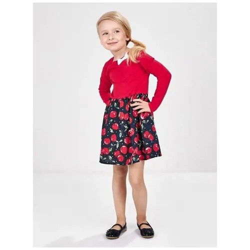 Платье Mini Maxi, модель 3761, цвет красный, размер 92