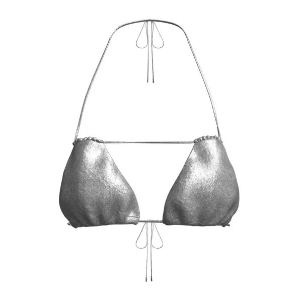 Низ бикини HUGO 50515387 Heaven 10259932, серебряный
