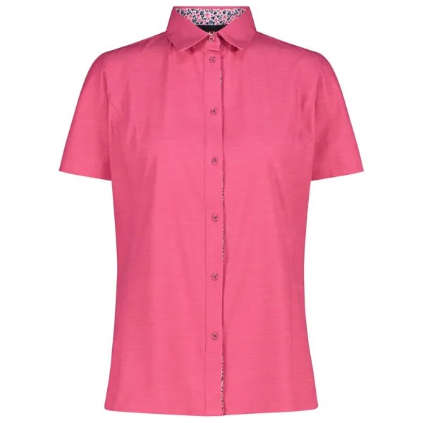 Блуза Cmp Shirt Stretch Cotton, цвет Fuxia