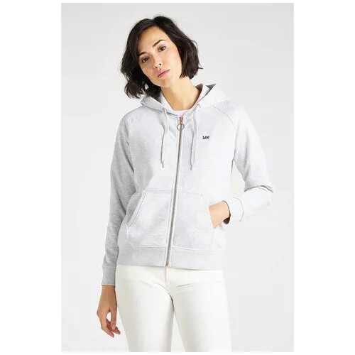 Толстовка Lee ZIP THROUGH HOODIE SHARP GREY MELE Женщины L53QBR03 XS