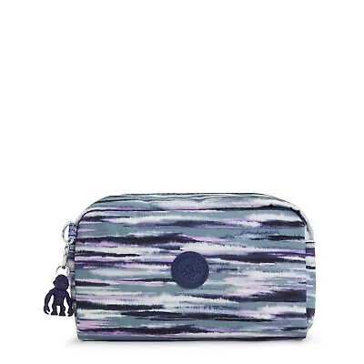 Женская сумка-органайзер Kipling среднего размера с блестящим принтом и застежкой-молнией