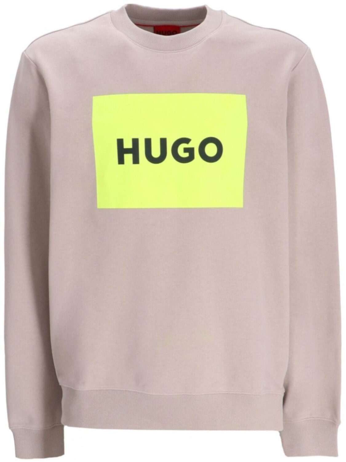HUGO хлопковая толстовка с логотипом, нейтральный цвет