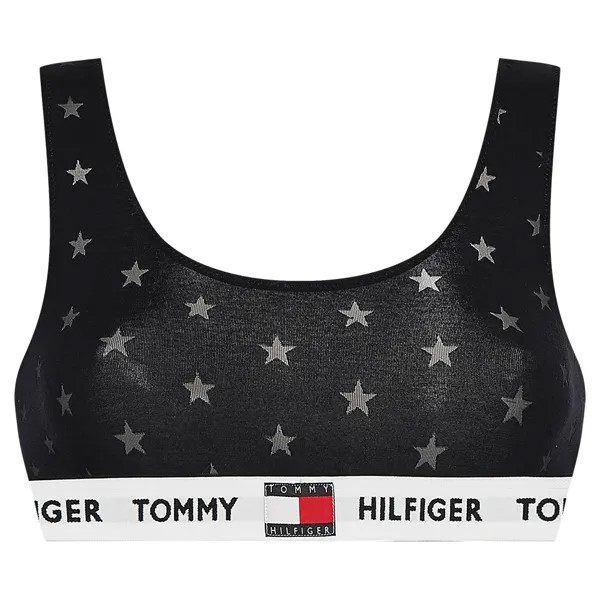 Бралетт Tommy Hilfiger Burnout, черный