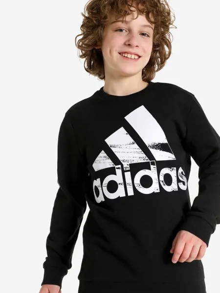 Свитшот для мальчиков adidas Logo, Черный