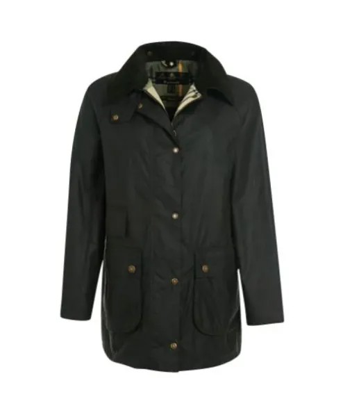 Вощеная куртка Tain классический стиль Barbour, зеленый