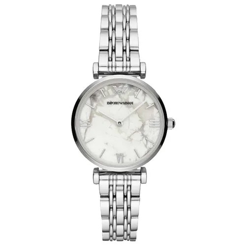 Наручные часы EMPORIO ARMANI Gianni T-Bar, белый, серебряный