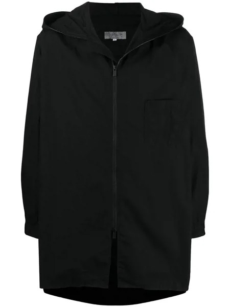 Yohji Yamamoto куртка на молнии с капюшоном