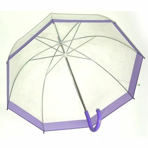 Зонт-трость ЭВРИКА подарки и удивительные вещи, фиолетовый