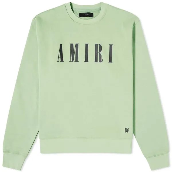 Свитшот Amiri Core Logo Crew, зеленый