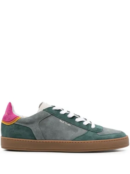 Paul Smith кроссовки со вставками, зеленый