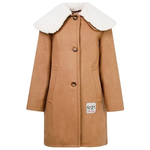Пальто N° 21 N21453 N0025 размер 152, коричневый
