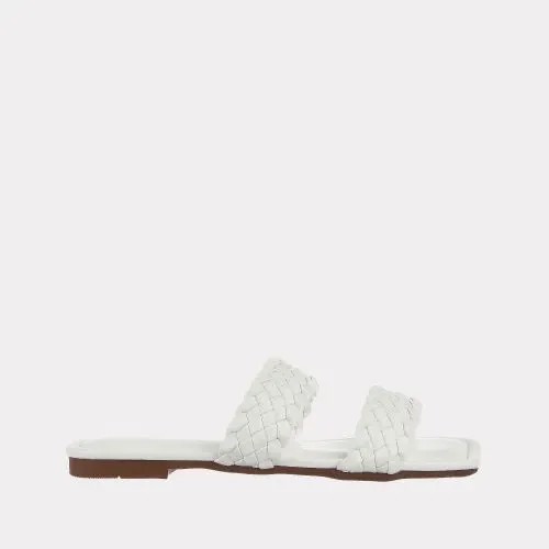 Сланцы женские Versiya shop SW523 белые 38 RU