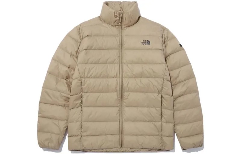 Back In Blue Series Пуховик мужской светло-коричневый The North Face, коричневый