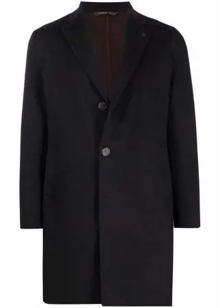 Tagliatore однобортное шерстяное пальто