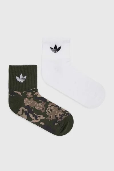 Носки , 2 пары adidas Originals, белый