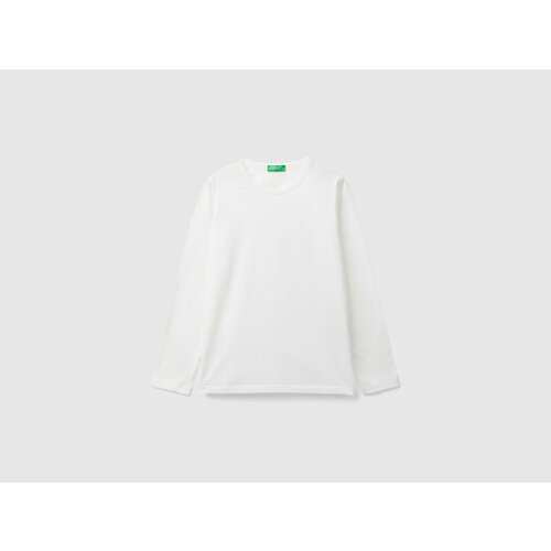 Лонгслив UNITED COLORS OF BENETTON, размер 130, белый