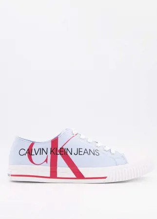 Синие кеды Calvin Klein Jeans Ivano-Голубой