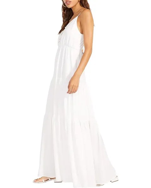 Платье Steve Madden Been So Long Dress - Solid Woven Maxi, слоновая кость