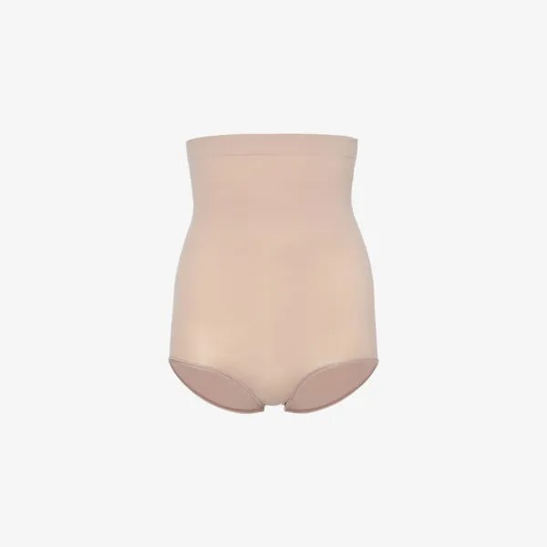 Шорты из эластичной ткани с высокой посадкой Everyday Shaping Spanx, цвет cafe au lait