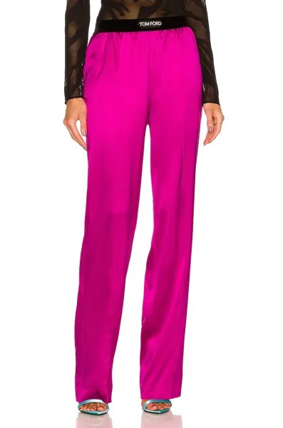 Брюки Tom Ford Satin, цвет Hot Pink