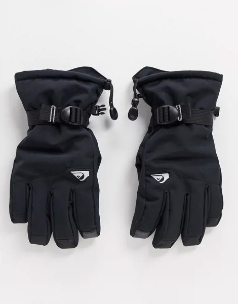 Черные перчатки Quiksilver Mission-Черный