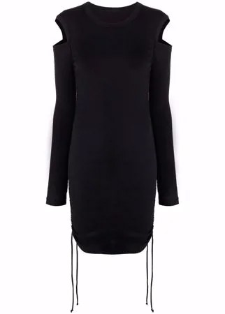 Helmut Lang платье мини с вырезами