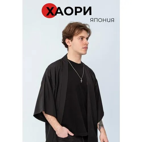 Халат , размер 52/54, черный