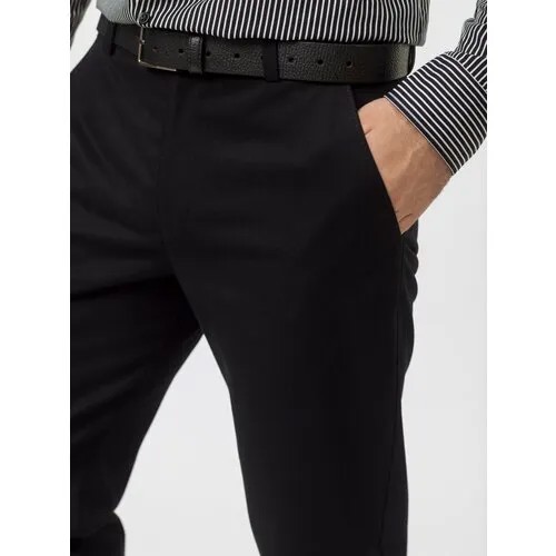 Брюки UOMO D'ORO Мужские брюки чиносы хлопок, размер 50/176-182, черный