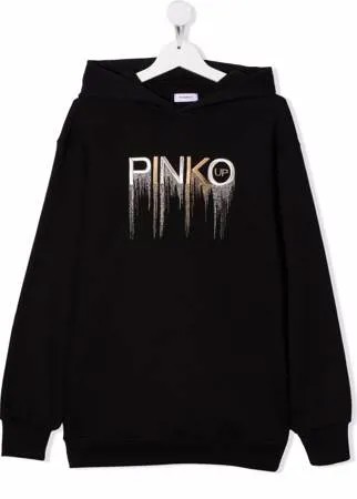 Pinko Kids худи с вышитым логотипом