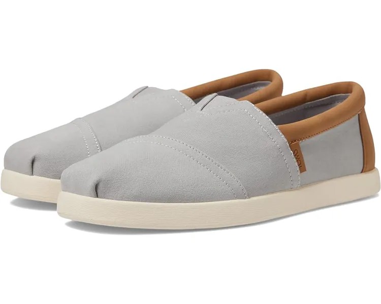 Лоферы TOMS Alpargata Forward Espadrille, цвет Drizzle Grey Brushed Twill/Nubuck