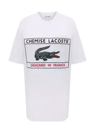 Хлопковая футболка Lacoste