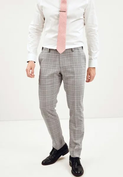 Брюки SUIT TROUSERS SLIM FIT Next, цвет grey