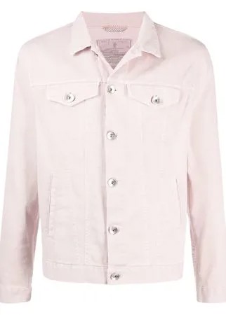 Brunello Cucinelli джинсовая куртка узкого кроя