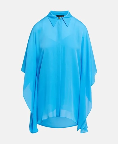 Шелковая блузка Escada, синий