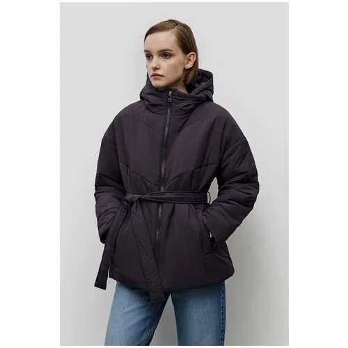 Куртка  Baon, демисезон/лето, средней длины, силуэт прямой, вентиляция, водонепроницаемая, быстросохнущая, карманы, ветрозащитная, пояс/ремень, размер 42, серый