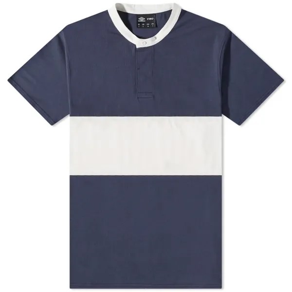 Футболка YMC x Umbro Short Sleeve Henley Collar Rugby Shirt