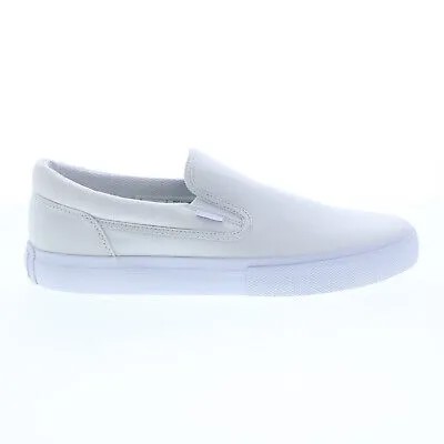 DC Manual Slip On ADYS300645-WHT Мужские белые кроссовки, вдохновленные скейтбордингом, обувь 10.5