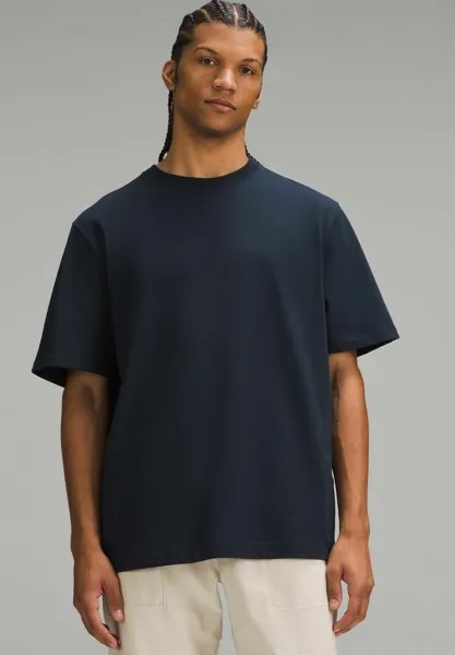 Базовая футболка HEAVYWEIGHT COTTON lululemon, цвет true navy