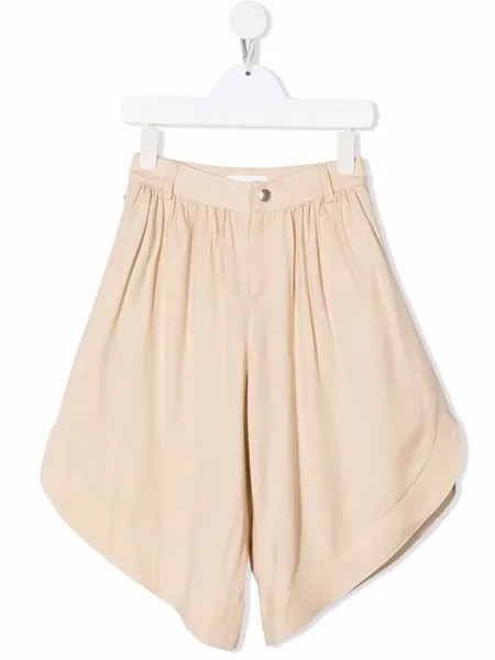 Chloé Kids шорты со складками