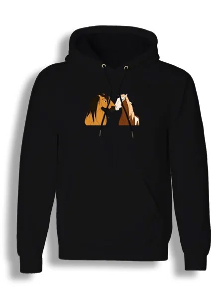 Худи унисекс СувенирShop Спирит/Душа прерий/Мультфильм 1 черное L