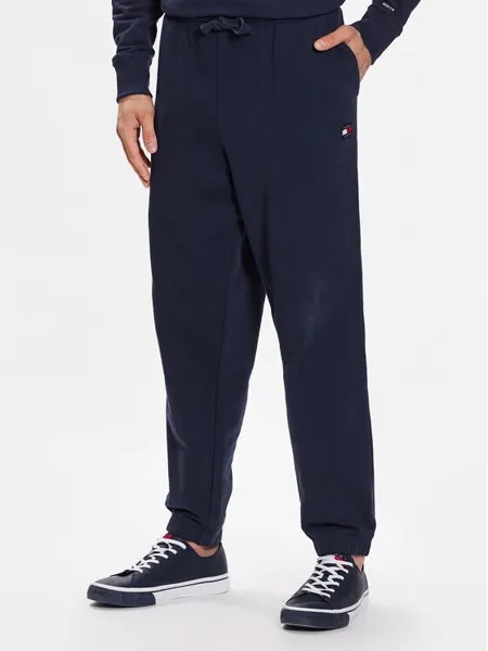 Спортивные брюки свободного кроя Tommy Jeans, синий