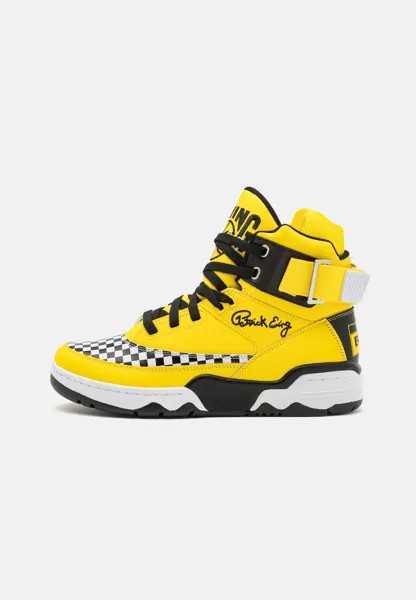 Кроссовки высокие 33 NYC TAXI Patrick Ewing, цвет yellow/black/white