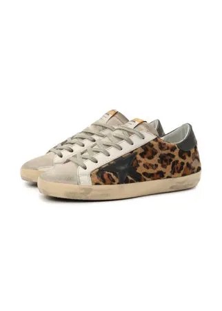 Комбинированные кеды Superstar Golden Goose Deluxe Brand