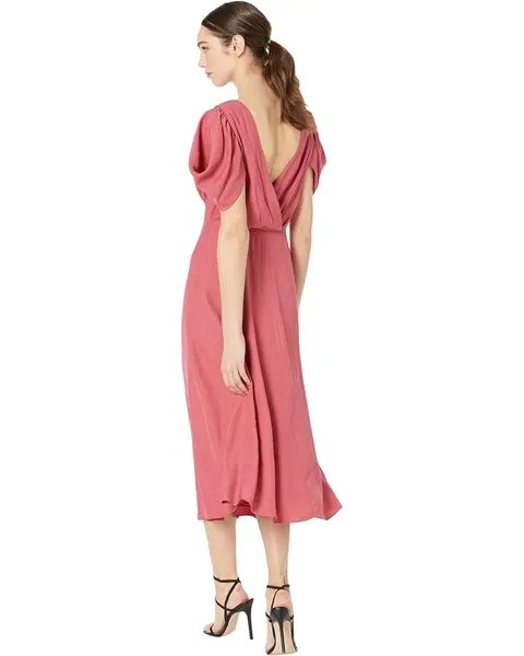 Платье Ted Baker Tulipi Panelled Midi Tea Dress, цвет Mid Pink