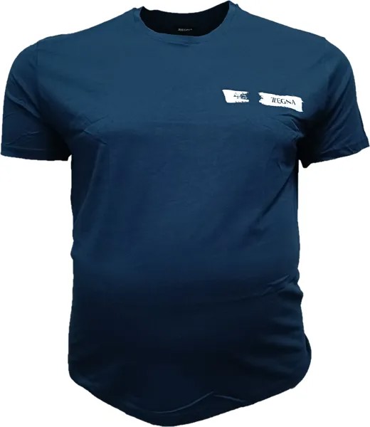 Футболка мужская NoBrand 106 синяя 64 RU