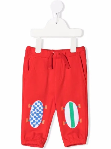 Stella McCartney Kids спортивные брюки с графичным принтом